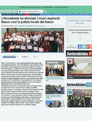 Articolo del Corriere Adriatico - 12/06/14